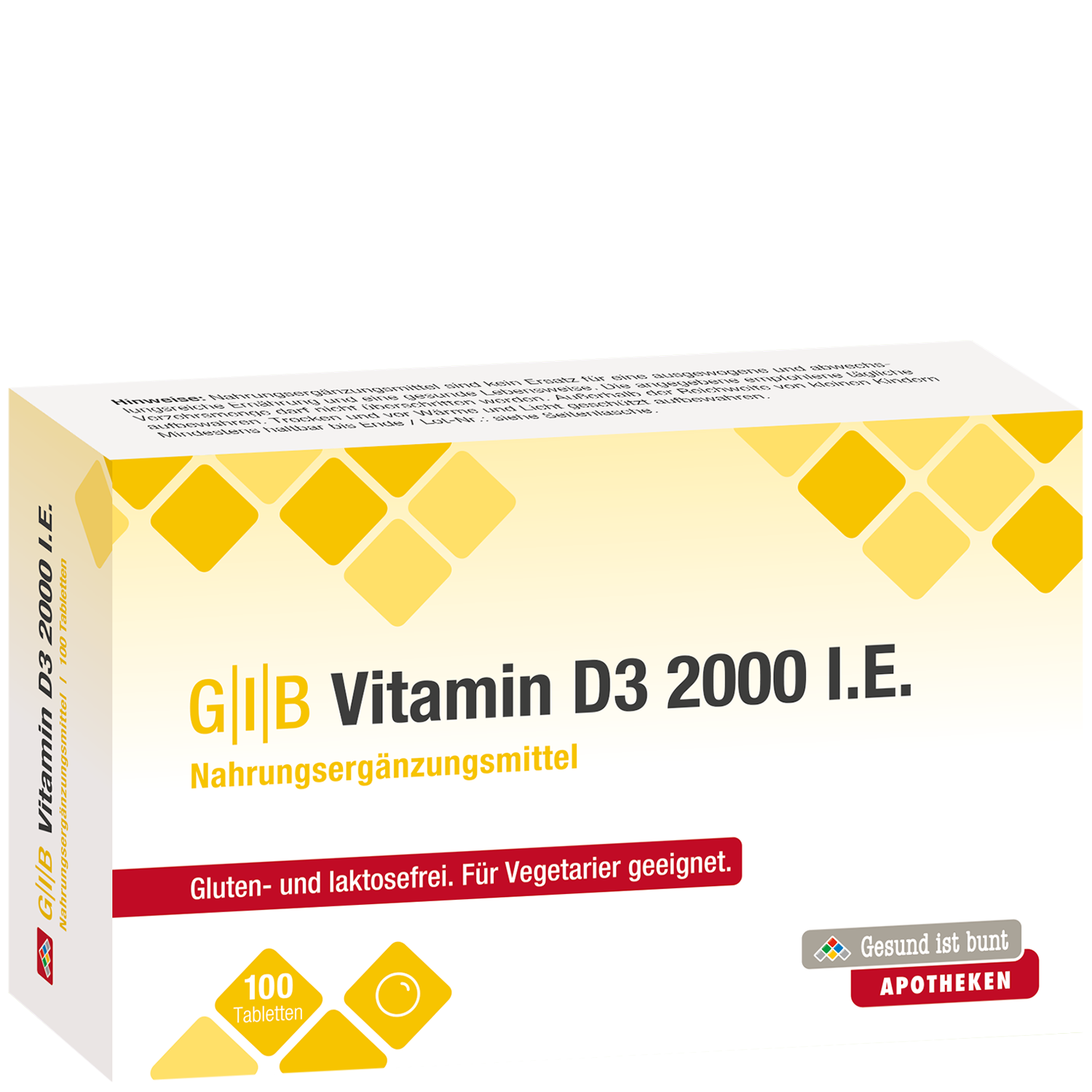 G|I|B Vitamin D3 2.000 I.E. Tablette 